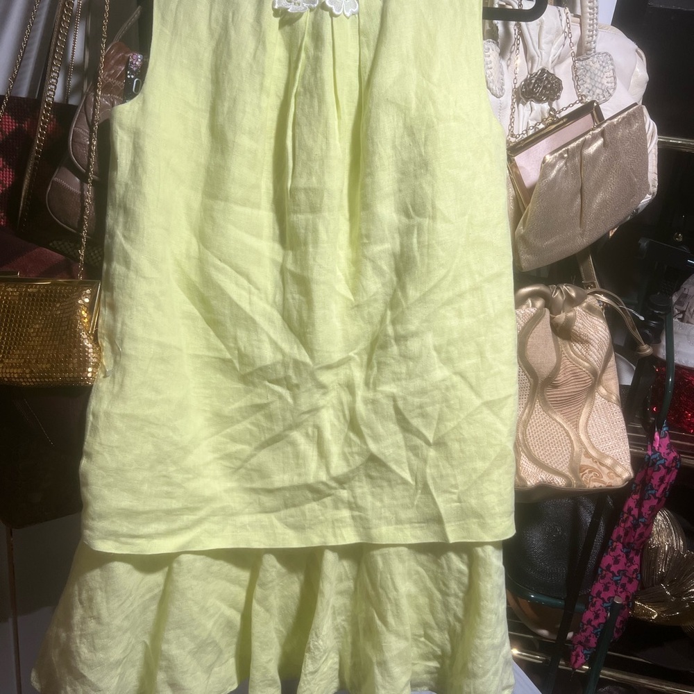 Oscar de la Renta Lemon Yellow Casual Dress Kids